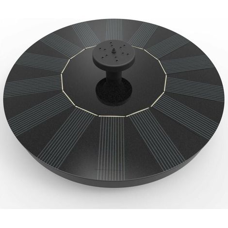 Fontana per laghetti ornamentali Fontana solare Pompa a energia solare da 1,4 W - pompa sommergibile per laghetto, piscina, giardino, acquario. (1/5)