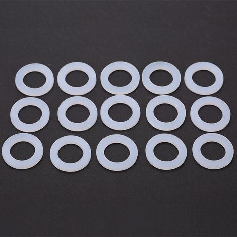15 joints toriques pour chauffe-eau, joints plats en silicone, rondelles inodores et non toxiques (3/4) (1/5)