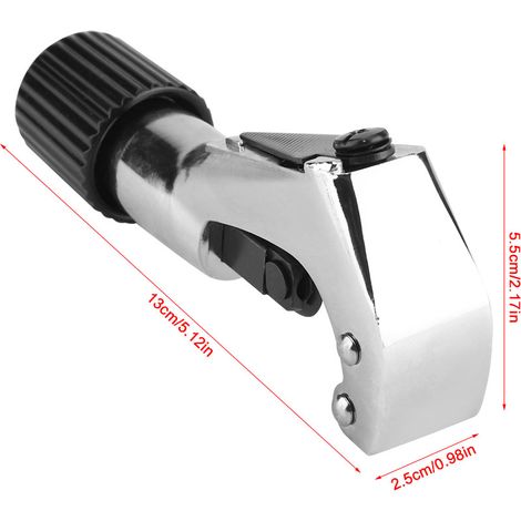 Coupe-tube ajustable pour tuyaux PVC, cuivre et aluminium (6-42mm) avec roue de coupe aluminium (1/5)
