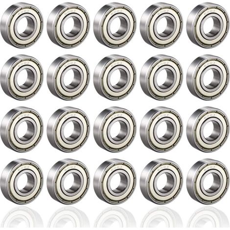 608zz Roulements À Billes, Abec 7, 20pcs Speed Bearings Roulements À Billes De Qualité Pour Roller, Skateboard, Longboard, Waveboard, 8 X 22 X 7mm (1/5)