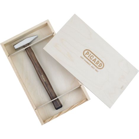 PICARD Schlosserhammer 300g Deutsche Form in Holzkiste Nr. 1e (1/7)