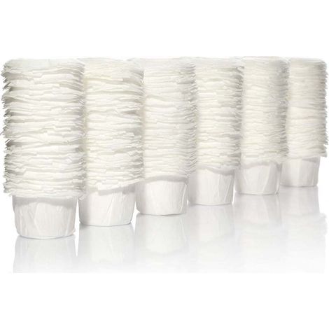 Filtros de papel para café, 100 unidades, con forma de cápsula, para cápsulas K-Cup.