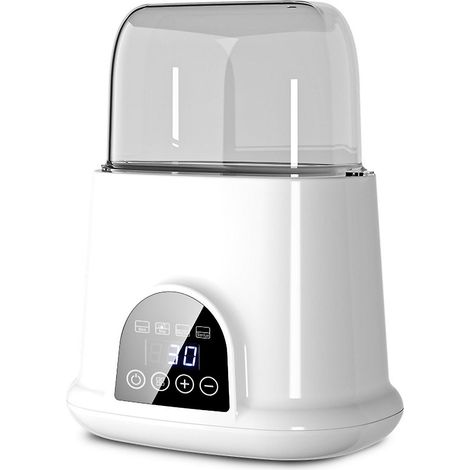 Multifunctional Baby Bottle Warmer Steam Sterilizer Fast Baby Food Heater Large Capacity Adjustable-UK Plug-
