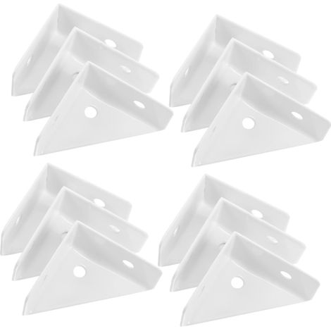 pezzi di rinforzi angolari triangolari per mobili, supporti per mensole, fissaggi e design d'interni