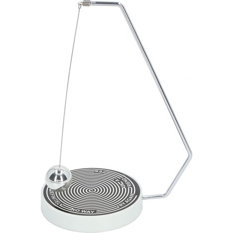 Magnetisches Levitationspendel mit rotierender Kugel, dekoratives Schreibtischaccessoire.