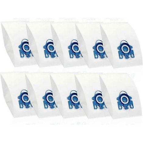 10 sacs à poussière pour aspirateur Miele GN AirClean Miele 3D GN COMPLET C2 C3 S2 S5 S8 S5210 S5211 Sac à poussière 3D Efficiency ( ) (1/5)