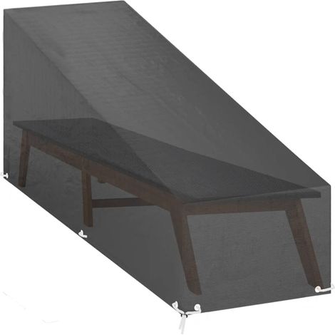 Maison Exclusive - Copertura per Sdraio 12 Occhielli 205x75x40/70cm in Polietilene