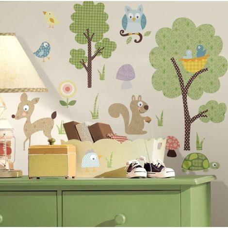 RoomMates stickers muraux - Animaux de la forêt (1/3)
