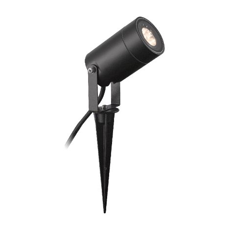 Spot avec pointe IP65   65x269 mm en acier AISI 304 fourni sans lampe pour jardin exte'rieur