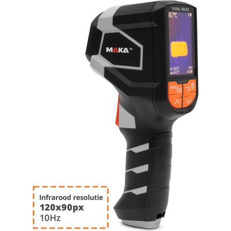 Caméra thermique MAKA - de -20 à 400 °C - résolution 90×120 (1/5)