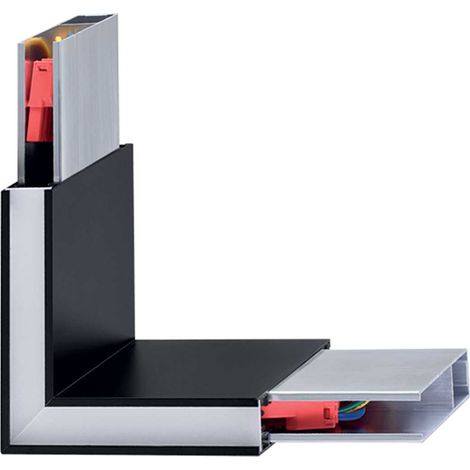 Lampada Angolare Corner Alluminio Nero Led 4W 4000K Luce Naturale (1/2)