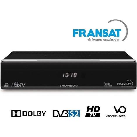 THOMSON THS 805 Décodeur TNT HD satellite FRANSAT HD