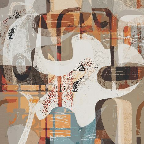 Papier peint panoramique - Abstrait - 320 cm x 320 cm (1/2)