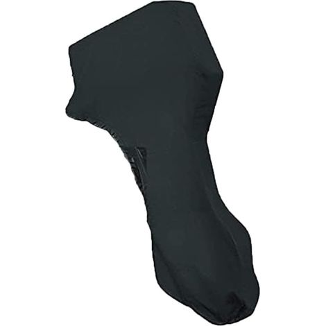 Housse de moteur hors-bord 250-350 pour HP Full Marine Grade imperméable 420D tissu UV pour preuve avec cordon de serrage pour capot de moteur hors-bord Noir 295 x 221 cm (1/5)