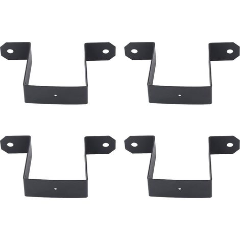 Supports de clôture de terrasse robustes Cryfokt lot de 4 (1/5)