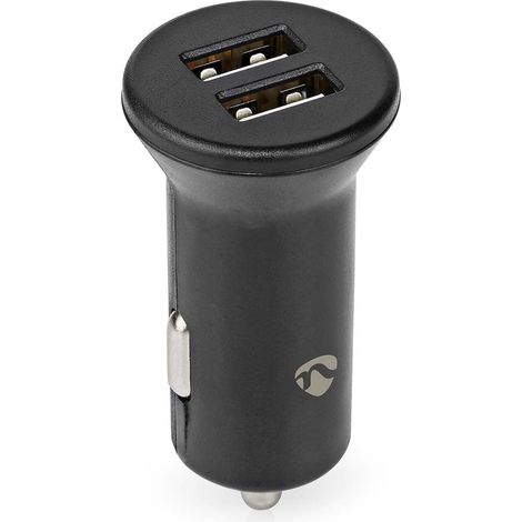 Cargador de coche 24 w 2x 24a numero de salidas 2 tipo de puerto 2x usb a - salida de voltaje unico (1/5)