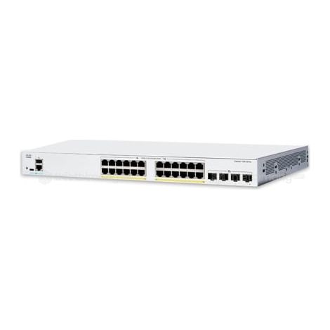 Cisco Catalyst 1300 Switch Gestito L2/L3 Gigabit Ethernet con Supporto PoE, 24 Porte, 4x10G SFP+ - Grigio