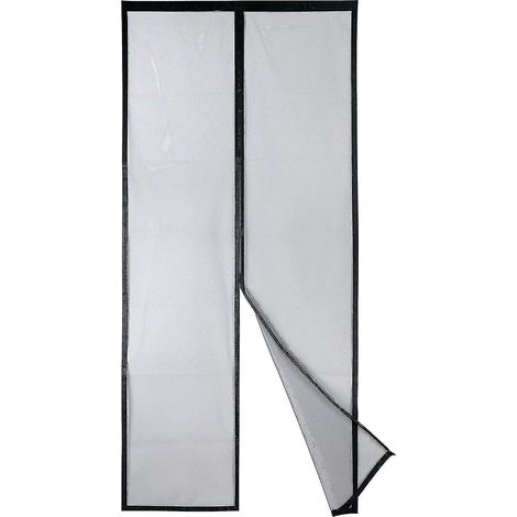 Mosquitera magnética, 90x210 cm, fibra de vidrio, cierre automático, para puerta de entrada, patio o garaje. (1/5)