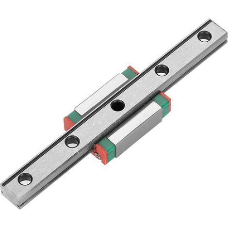 1pc LML9B Rail de guidage linéaire miniature Bloc coulissant de 9 mm de largeur (95 mm) (1/5)