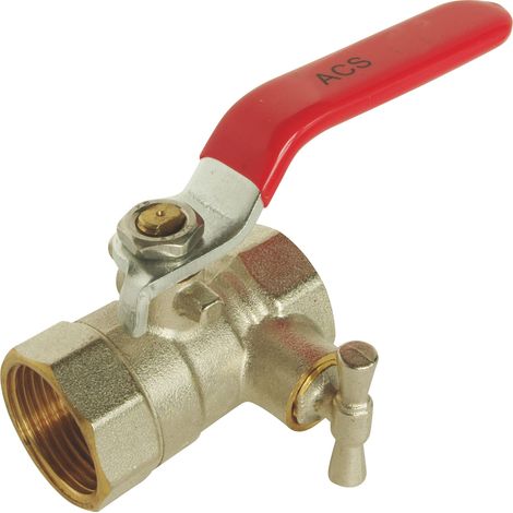 Somatherm for You - Valve con doppia spurgo femminile 15/21 - maniglia piatta reversibile - Passaggio standard - Impermeatura rinforzata con 2 giunti per tetti (1/3)