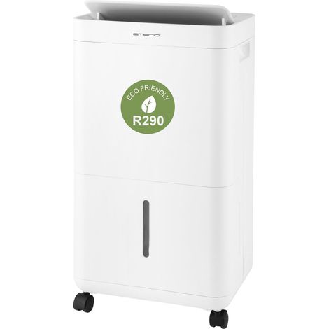 Déshumidificateur 12 l/jour - Jusqu'à 25 m² - Écran LED - Minuterie - Propane R290 - Fonction de séchage pour vêtements - Auto-Off - Roulettes lisses - Contre l'humidité (1/5)