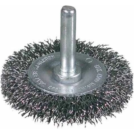 Spazzola circolare OSBORN, acciaio ondulato da 6 mm, 4.500 giri/min, filamento Ø 0,30 mm.