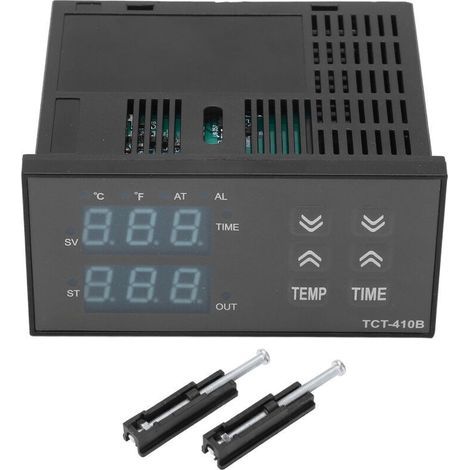 Contrôleur de température numérique, Thermostat d'affichage 2 en 1 pour Machine à presse à chaud 100-240V (1/4)