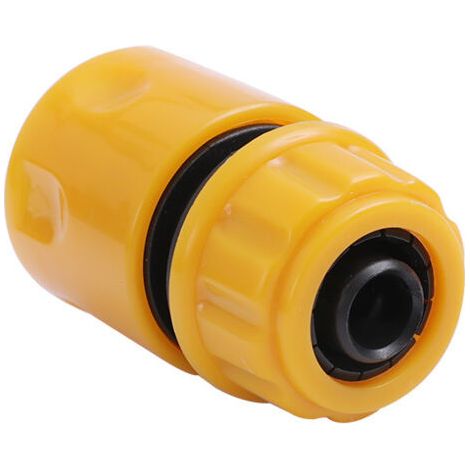 Raccord rapide 4 points en plastique – Pour tuyau jardin et pistolet lavage (1/4)