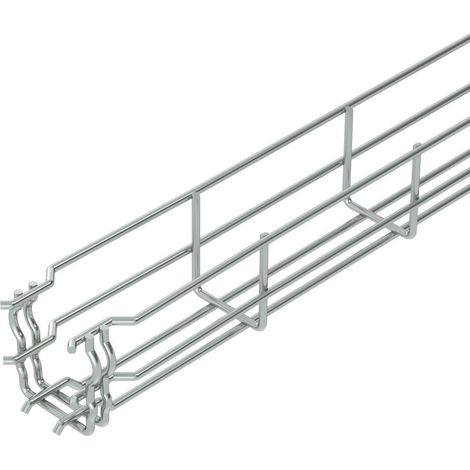 OBO Bettermann Gitterrinne GRM 55x50x3000 Stahl galvanisch verzinkt, 3 Meter, 6001441