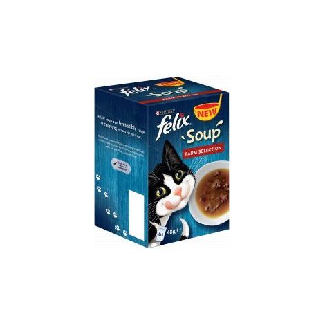 Felix Soup Farm Selection 6 pack - 48g - 590705
