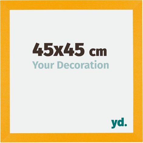 yd. - Cadre photo 45x45 - Jaune - MDF - Mura (1/5)