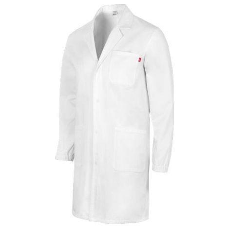 Bata para sanidad y servicios 100% algodón con automáticos 539005 VELILLA XL Blanco