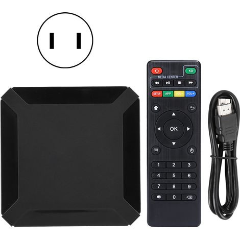 Lecteur Internet Android 10.0 TV BOX 2G 16G Boîtier TV Intelligent 100-240V (2+16G US) (1/5)
