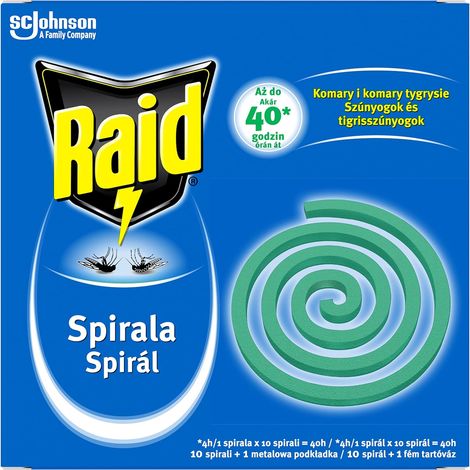 Spirale anti-moustique pour insectes, vert, 10 pièces (1/5)