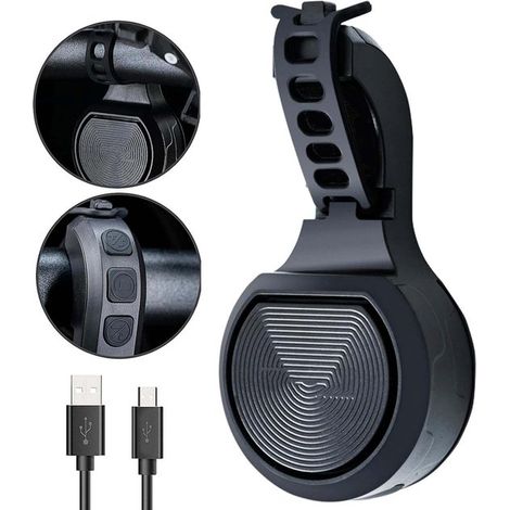 Bocina de bicicleta,Potente timbre de bicicleta de 130 dB,Bocina de bicicleta impermeable para ciclismo de carretera,bicicleta de montaña (1/5)
