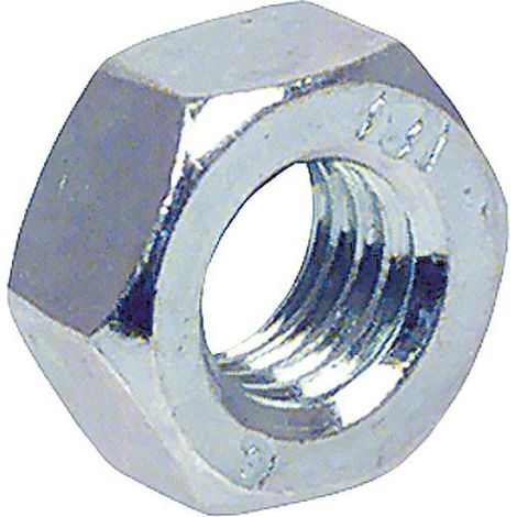 Ecrou hexagonal, galvanisé (1/2)