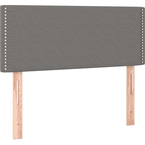 LED Headboard Dark Grey 80x5x78/88 cm Fabric vidaXL (1/4)