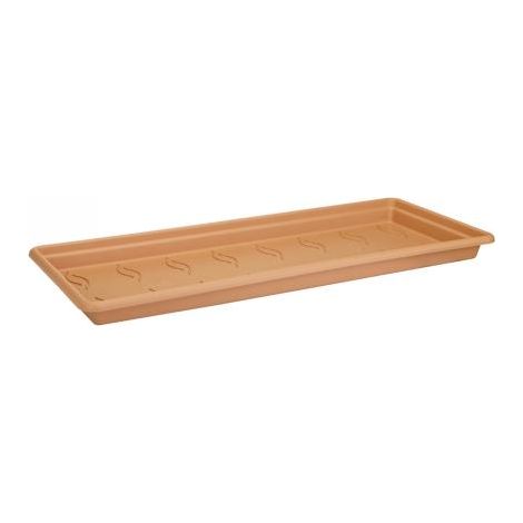 ELHO Sottovaso per fioriera Green Basics 100 - Terracotta dolce - XXL - Esterno - Ø 89,7 x H 5,7 cm (1/4)