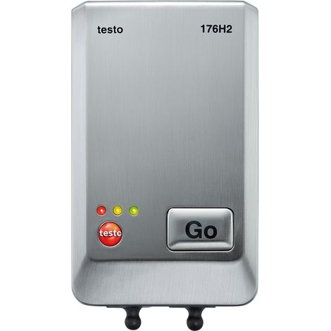 Testo 176 H2 - Enregistreur de temp. et hum. sans afficheur avec 2 entrees de sondes externes (1/5)