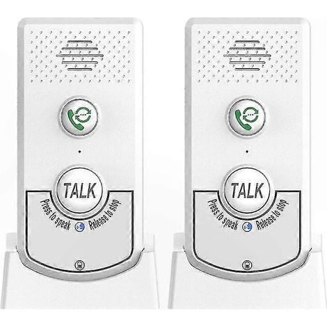 Drahtloses Heim-Intercom-System, 2er-Pack, Zwei-Wege-Sprachkommunikation mit extrem großer Reichweite und hoher Mobilität