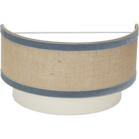 Aplique Cornalina 1xe27 Beis/azul  30d