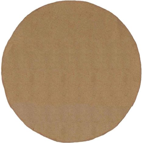Tapis de surface Naturel Ø 120 cm Jute (1/5)