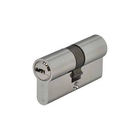 Cilindro Seguridad 30x30 mm/13,5 Leva Corta Corta Niquelado Con 5 llaves (1/5)