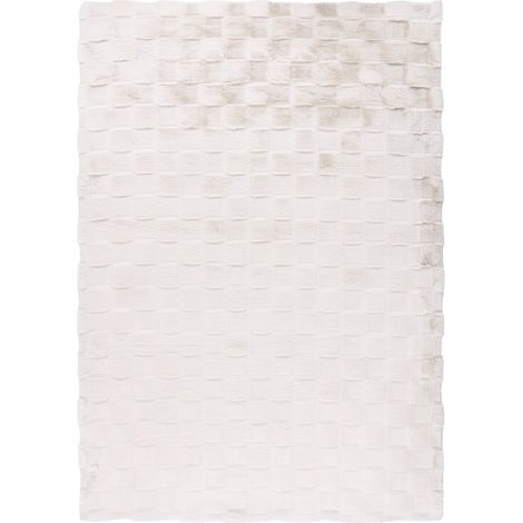 Tapis ivoire doux et dense à poil court 18 mm - 170 x 120 cm (1/5)