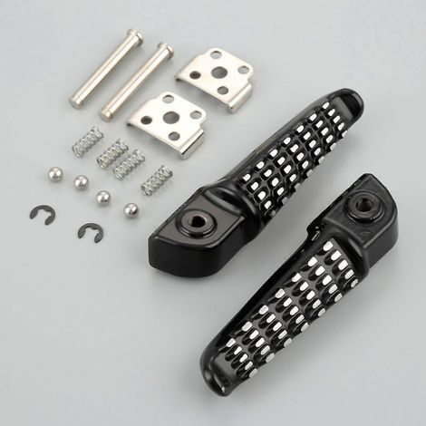 Paar Motorrad-Fußrasten aus Aluminium für Kawasaki Ninja 250r EX250 2008-2013 Z750/Z750S 2004-2011 Z1000 Ninja ZX6R (1/4)