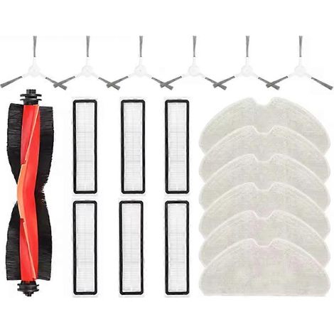 Ersatzteile für Dreame F9 Pro / D10S Pro / D9 Max Gen 2 Staubsauger: Hauptbürste, Reinigungstuch und HEPA-Filter