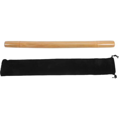 Bâton de Massage Bambou Multifonction Musculaire Housse de Transport pour Massage Profond des Mollets et Nuque Usage Maison et Spa (1/5)