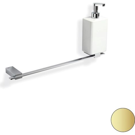 STILHAUS Gea asta portasalviette l47 con dosatore oro opaco codice prod: 000GE69D18