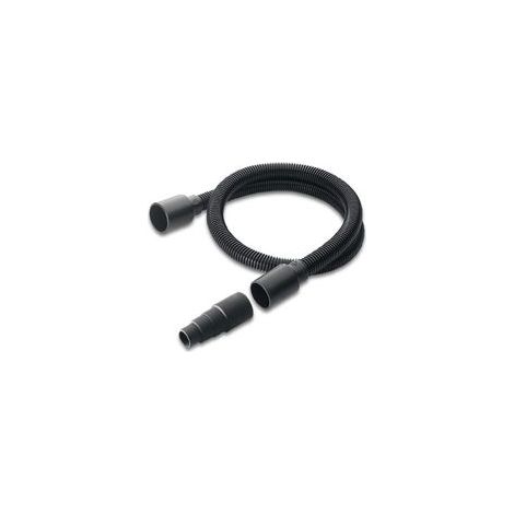 Kit d’aspiration pour poussière compatible avec outils électriques – Tuyau flexible de 1 m avec raccord adapté à la sortie d’air des machines électriques, en plastique (1/5)