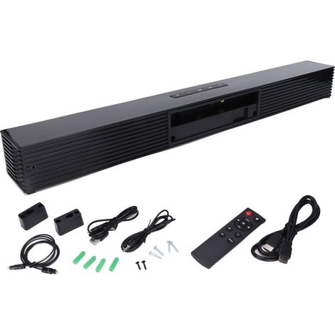 Enceinte Soundbar BS-18B BT, caisson de basses mural, haut-parleur sans fil portable pour bar à domicile (1/5)